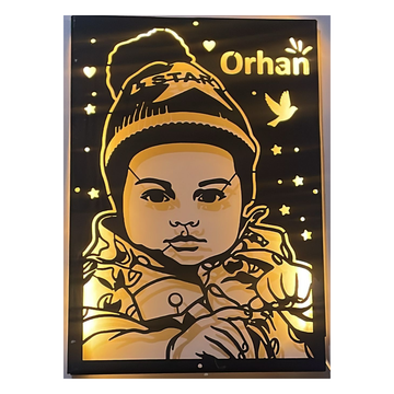 Adorable Baby Metal Frame
