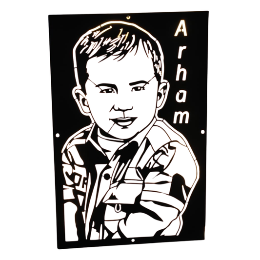 Adorable Baby Metal Frame